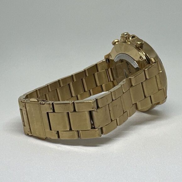 Michael Kors MKT4014 Men's Gold Stainless Steel Analog Dial Quartz Watch HME57 - Picture 11 of 11